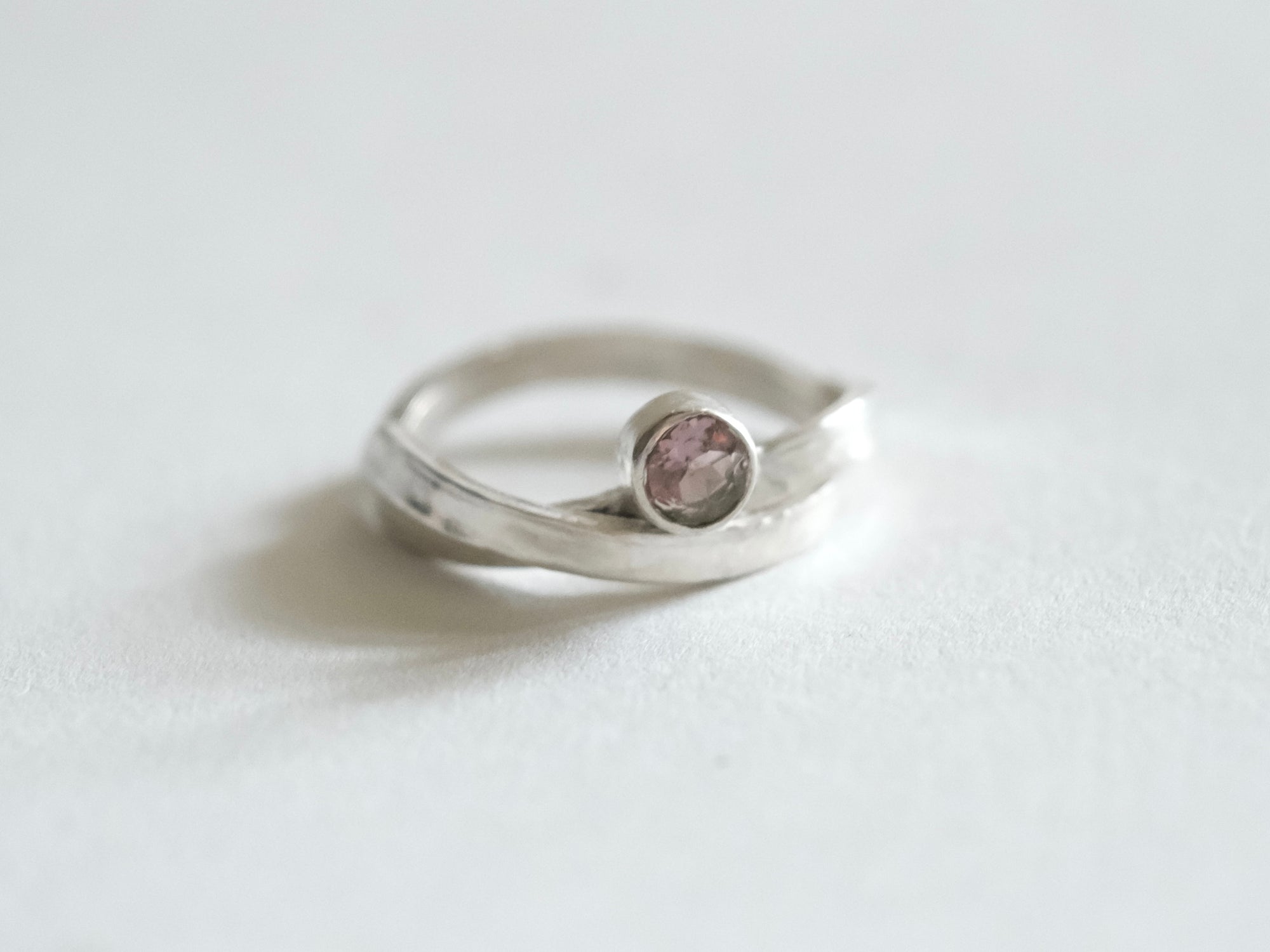 Pink Tourmaline Wrapping Ring