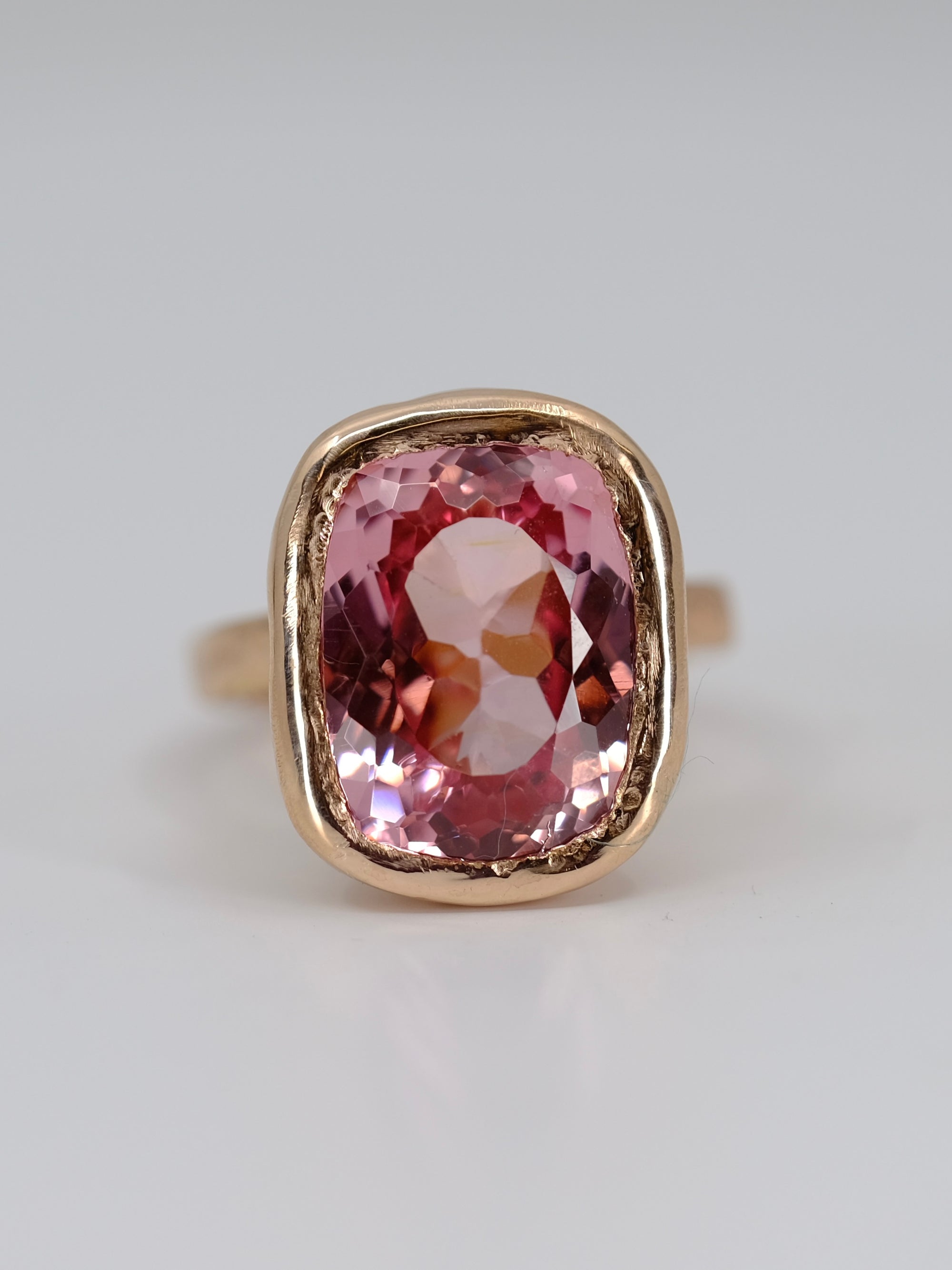 Pink Sapphire Statement Ring