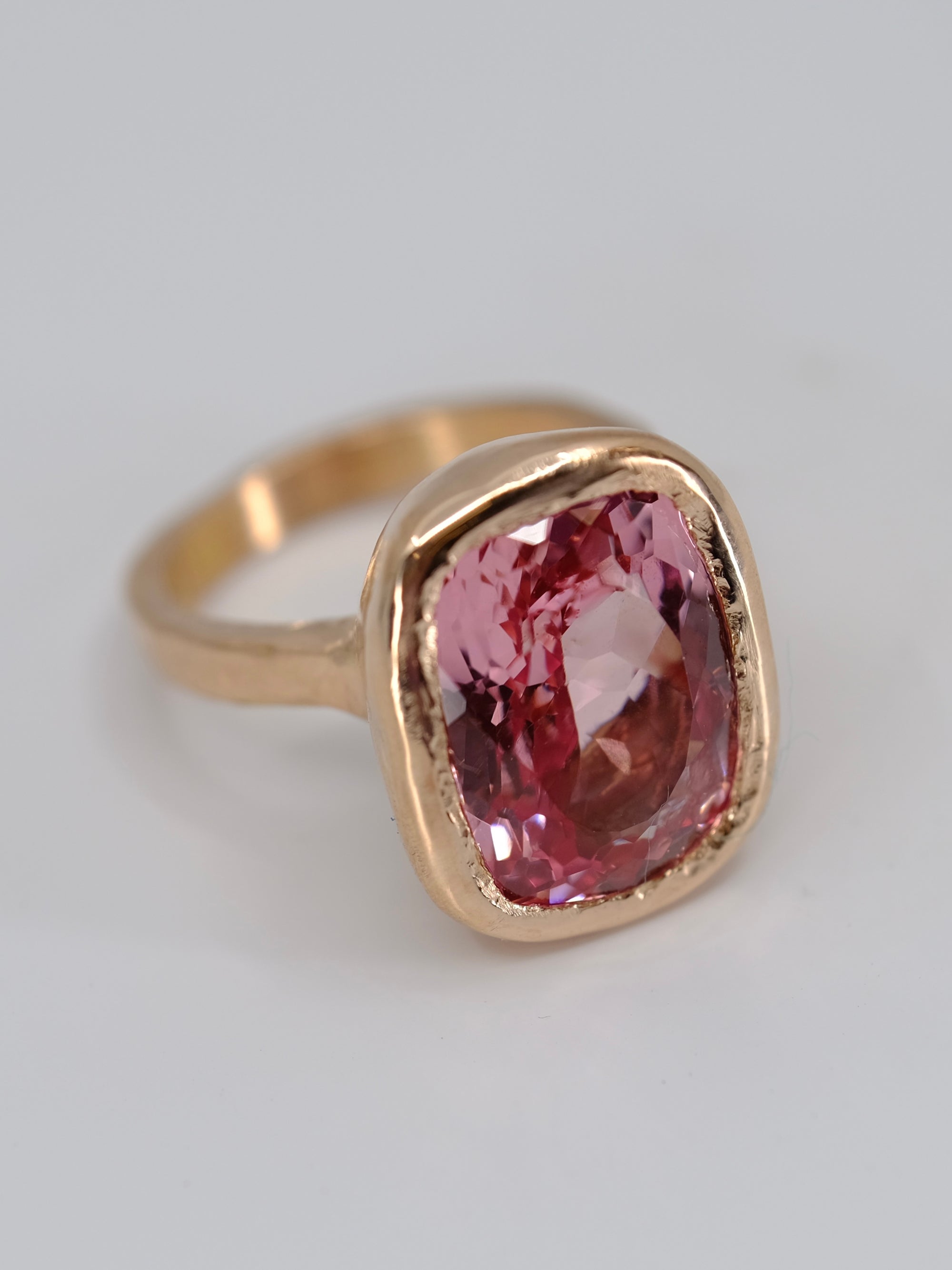 Pink Sapphire Statement Ring
