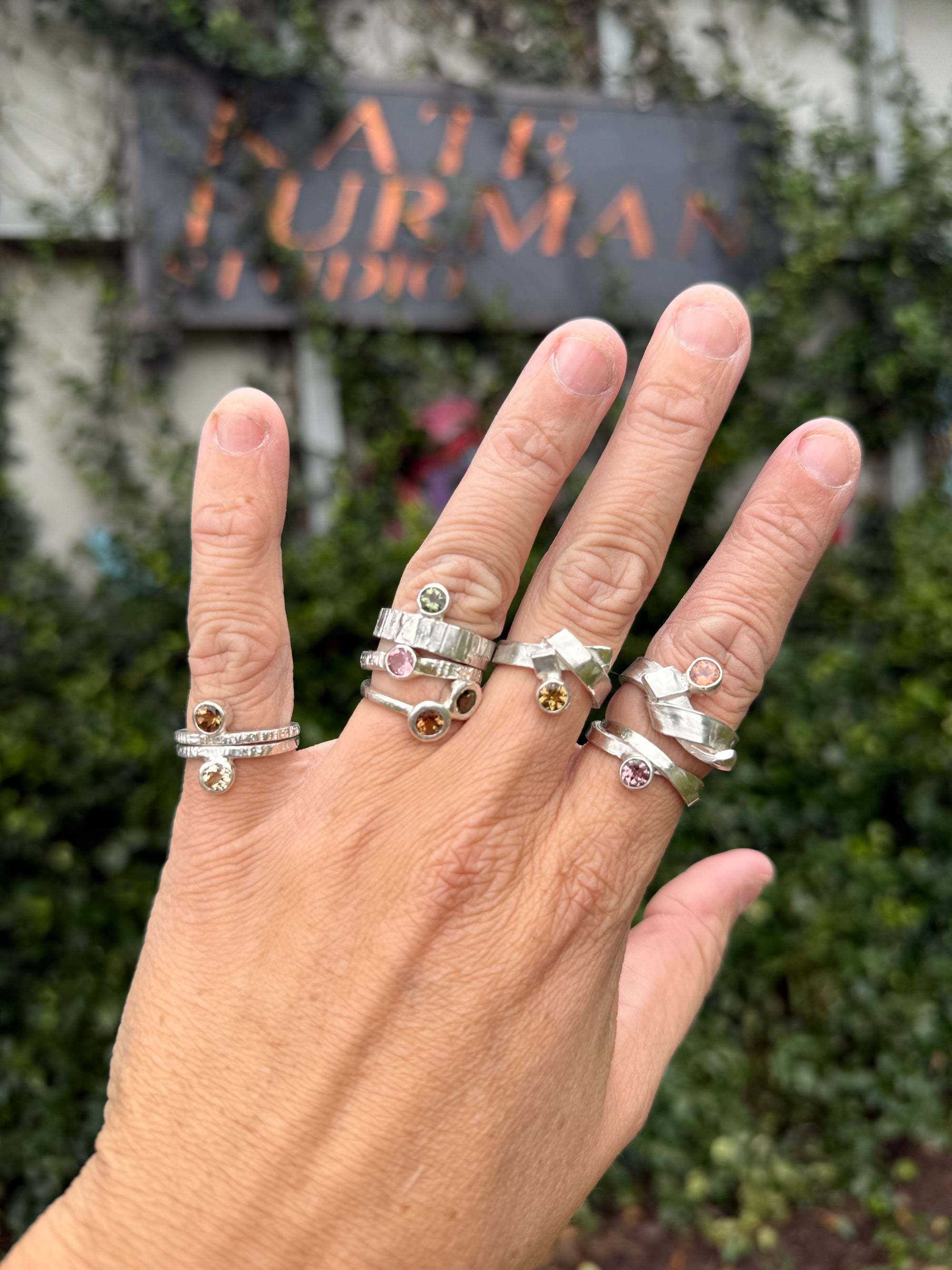 Pink Tourmaline Wrapping Ring