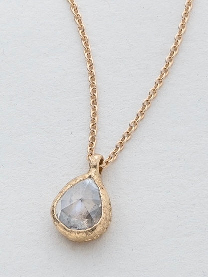 Rosecut Diamond Solitaire Pendant