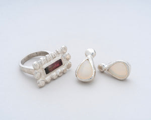 Opal Stud Earrings