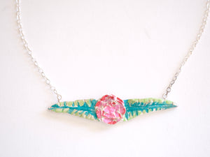 Long Rose Necklace