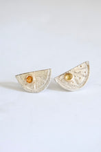 Load image into Gallery viewer, Lemon Slice Stud Earrings
