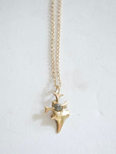Load image into Gallery viewer, Grey Diamond Sharktooth Pendant
