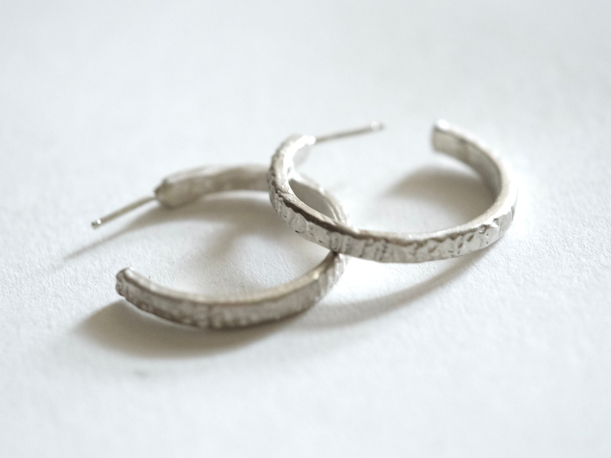 Textured Hoop Earrings