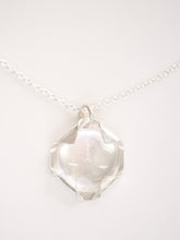 Load image into Gallery viewer, Folded Quartz and Silver Pendant
