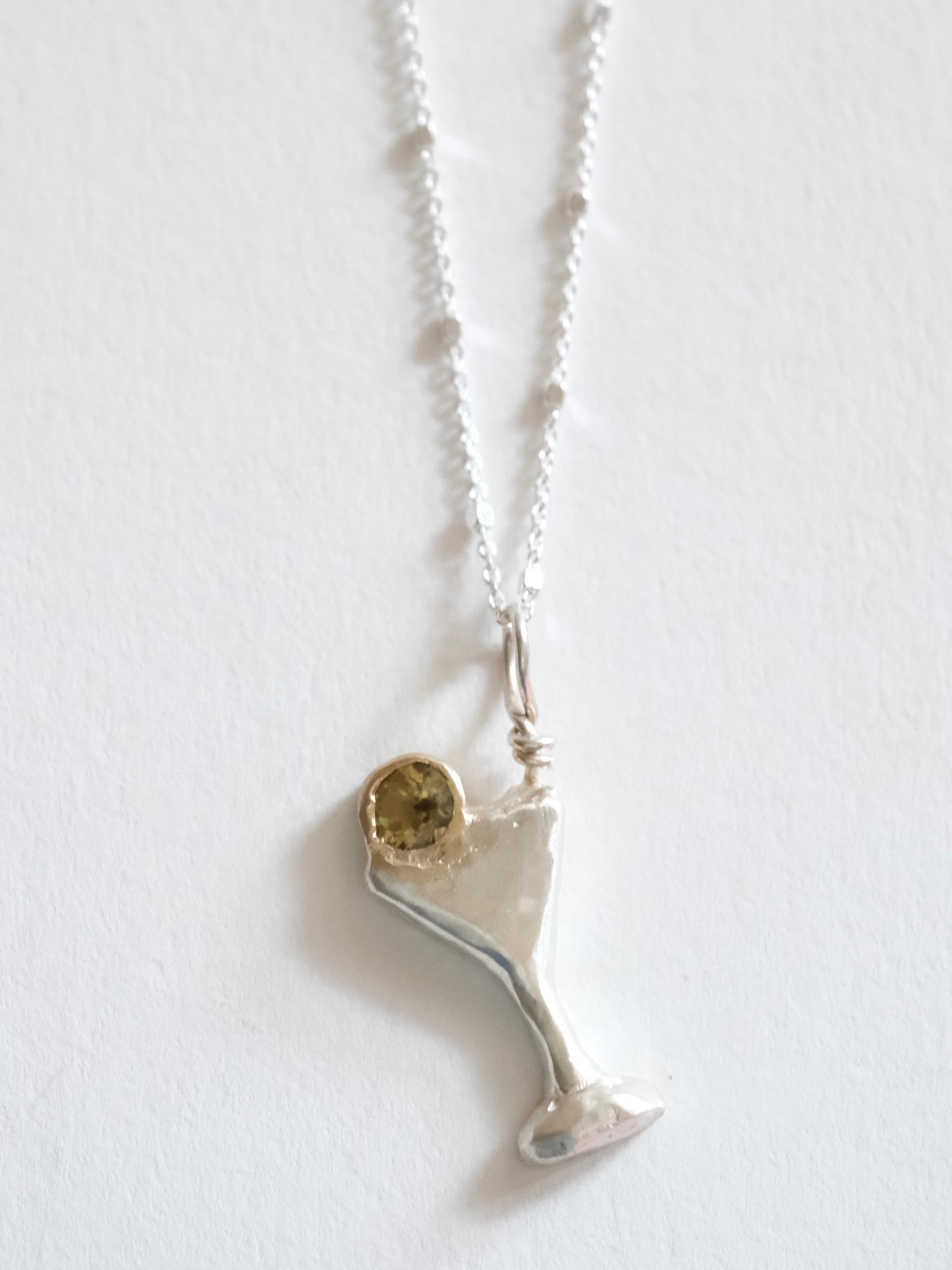 Martini and Olive Pendant