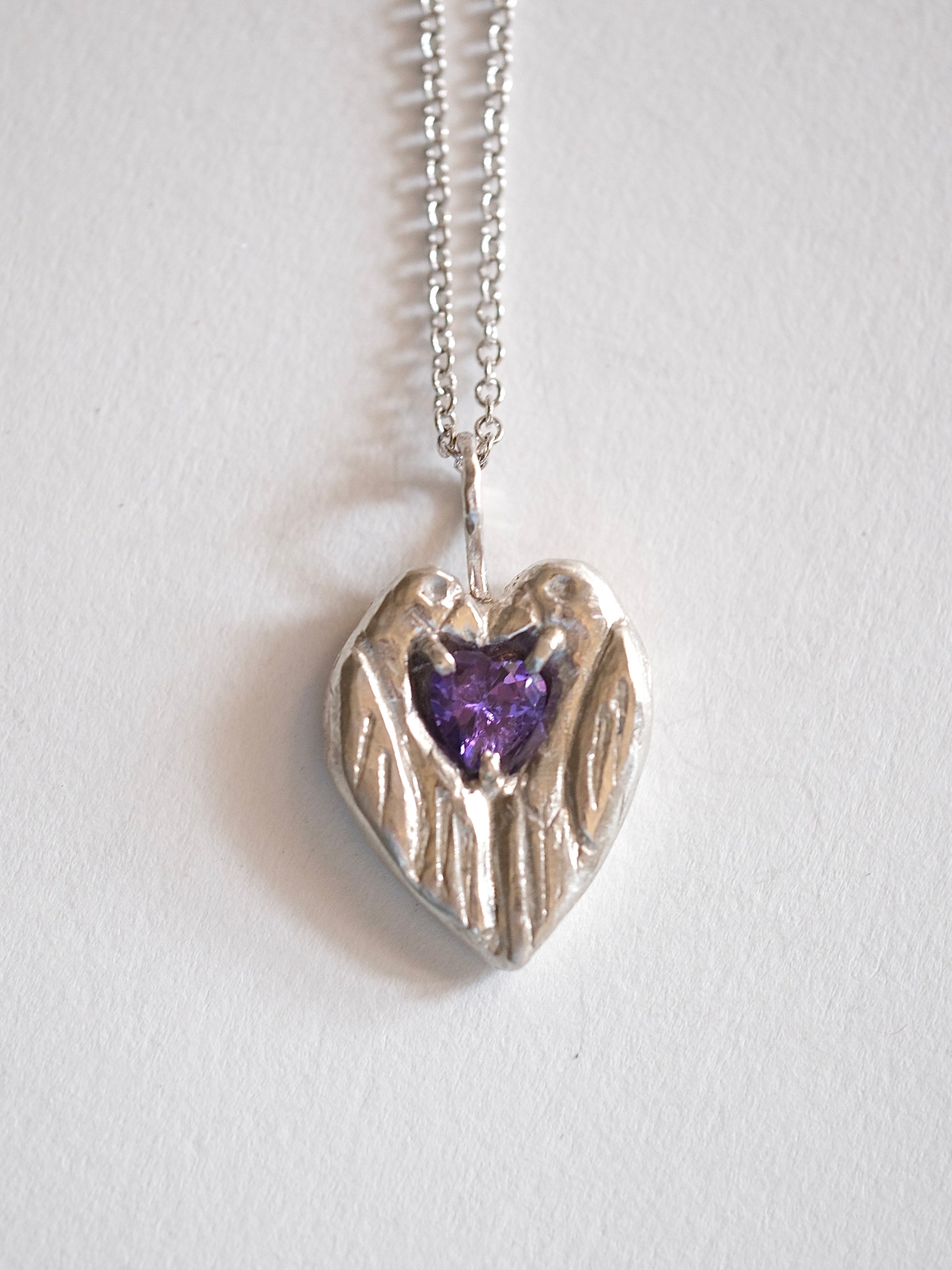 Birds and Alexandrite Necklace