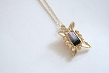 Load image into Gallery viewer, Framed Tourmaline Pendant

