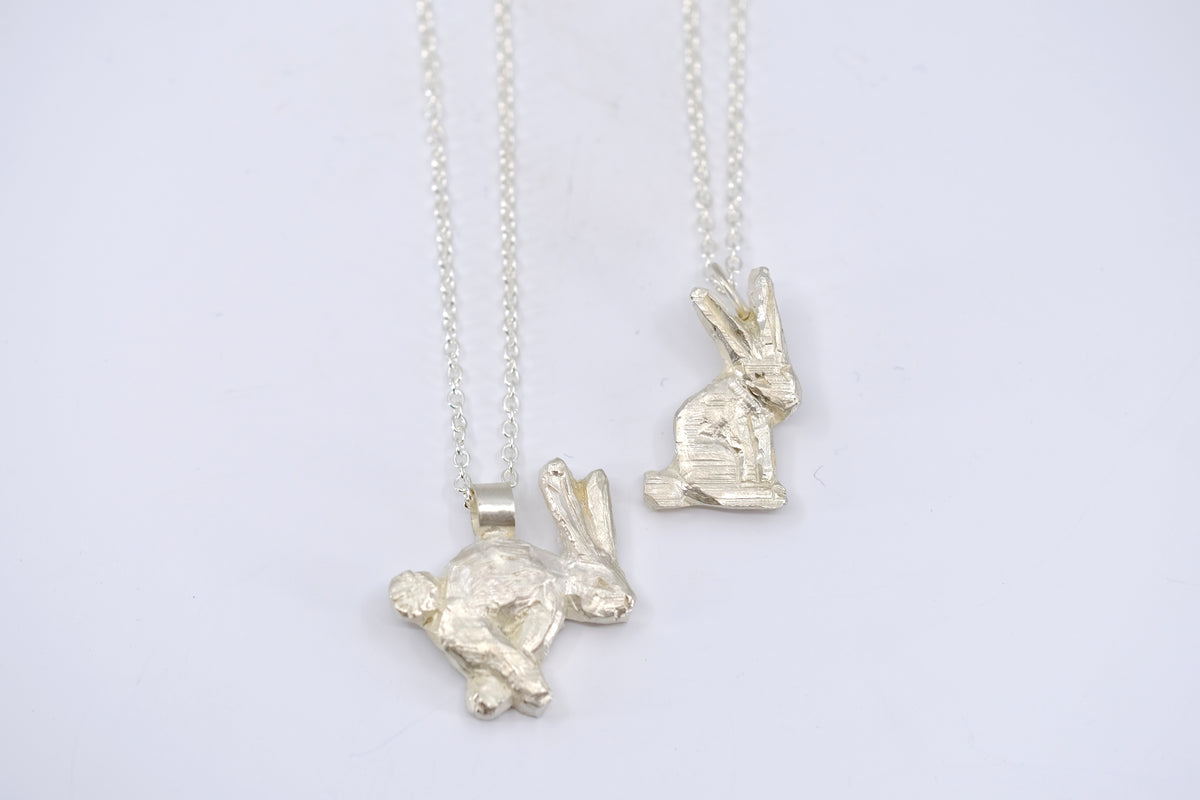 Hopping Bunny Pendant