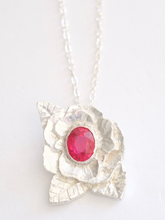 Load image into Gallery viewer, Ruby Flora Pendant
