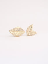 Load image into Gallery viewer, Gold Leaf Stud Earrings
