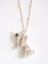Load image into Gallery viewer, A Bunny and a Martini Necklace
