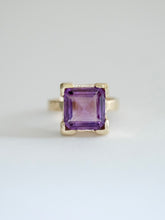 Load image into Gallery viewer, Geometric Amethyst Ring
