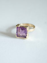 Load image into Gallery viewer, Geometric Amethyst Ring
