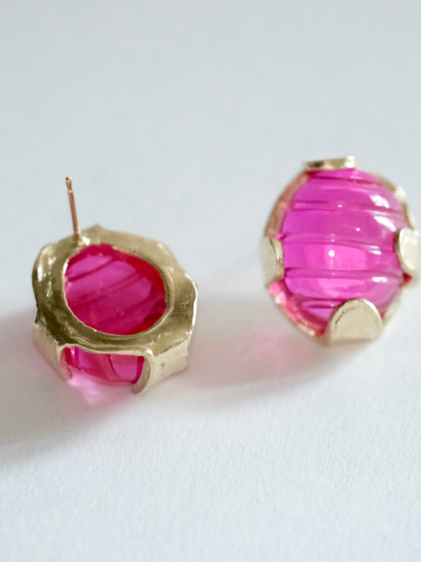 Ruby Stud Earrings