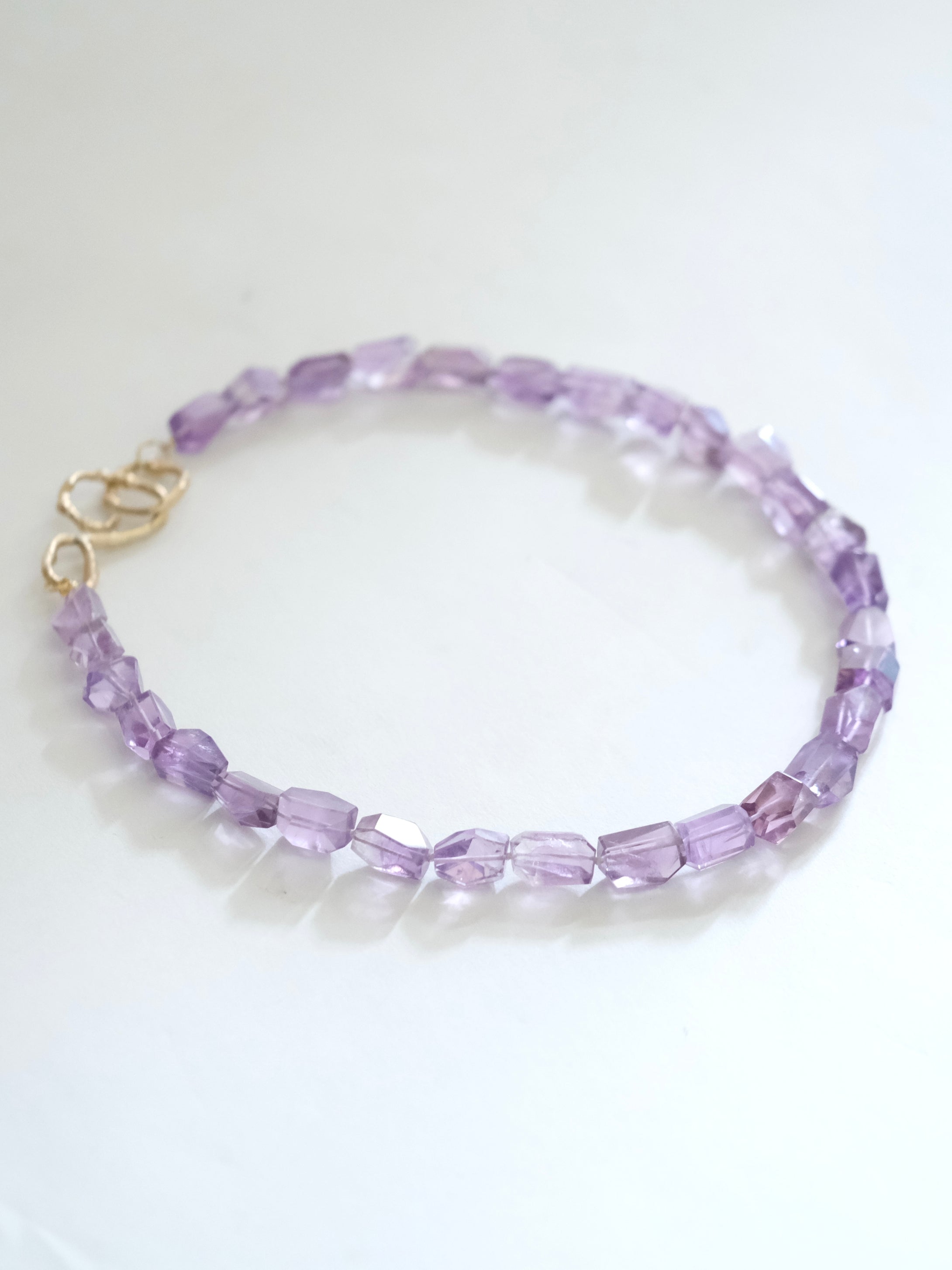 Faceted Amethyst Necklace