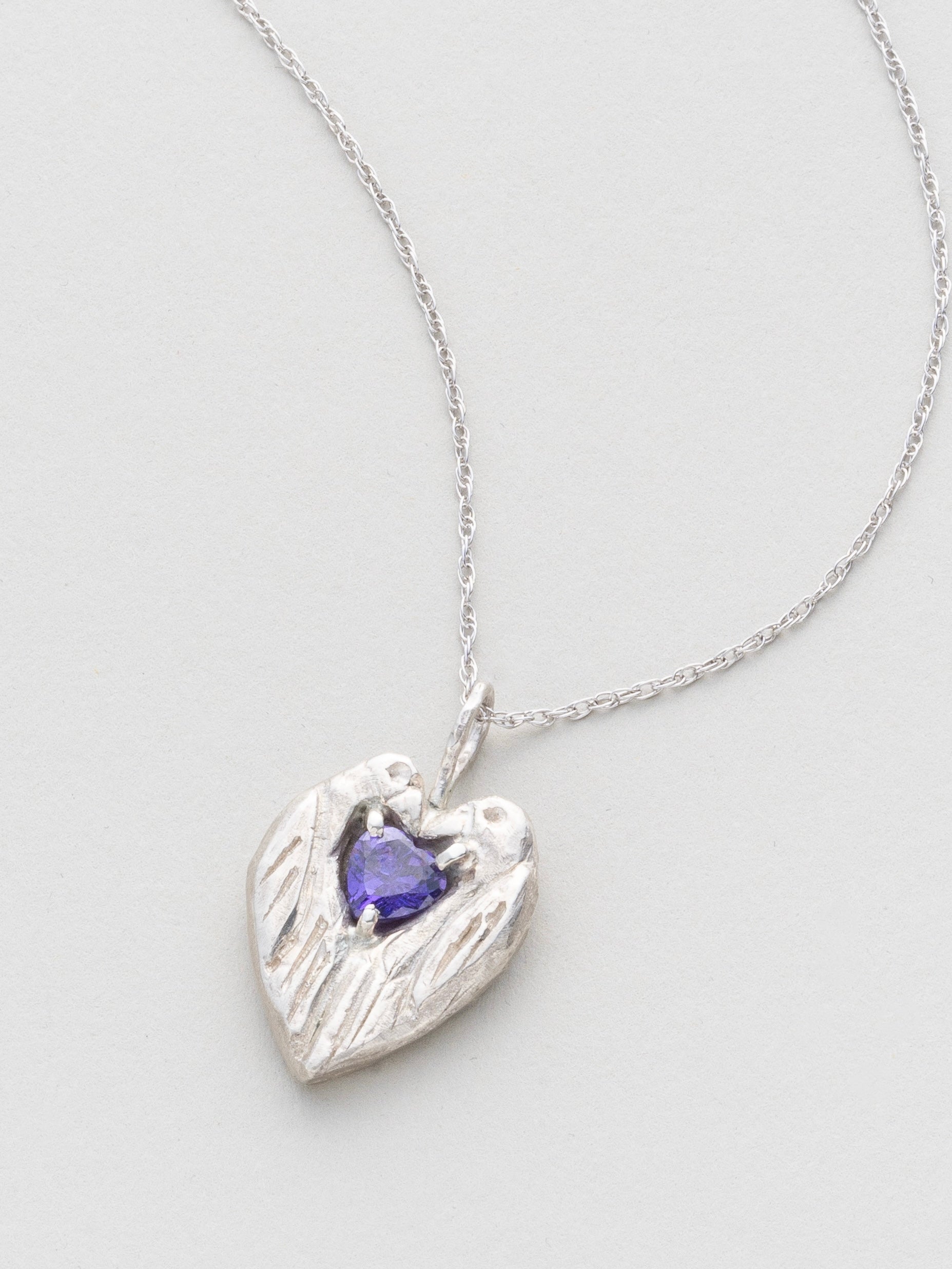 Birds and Alexandrite Necklace