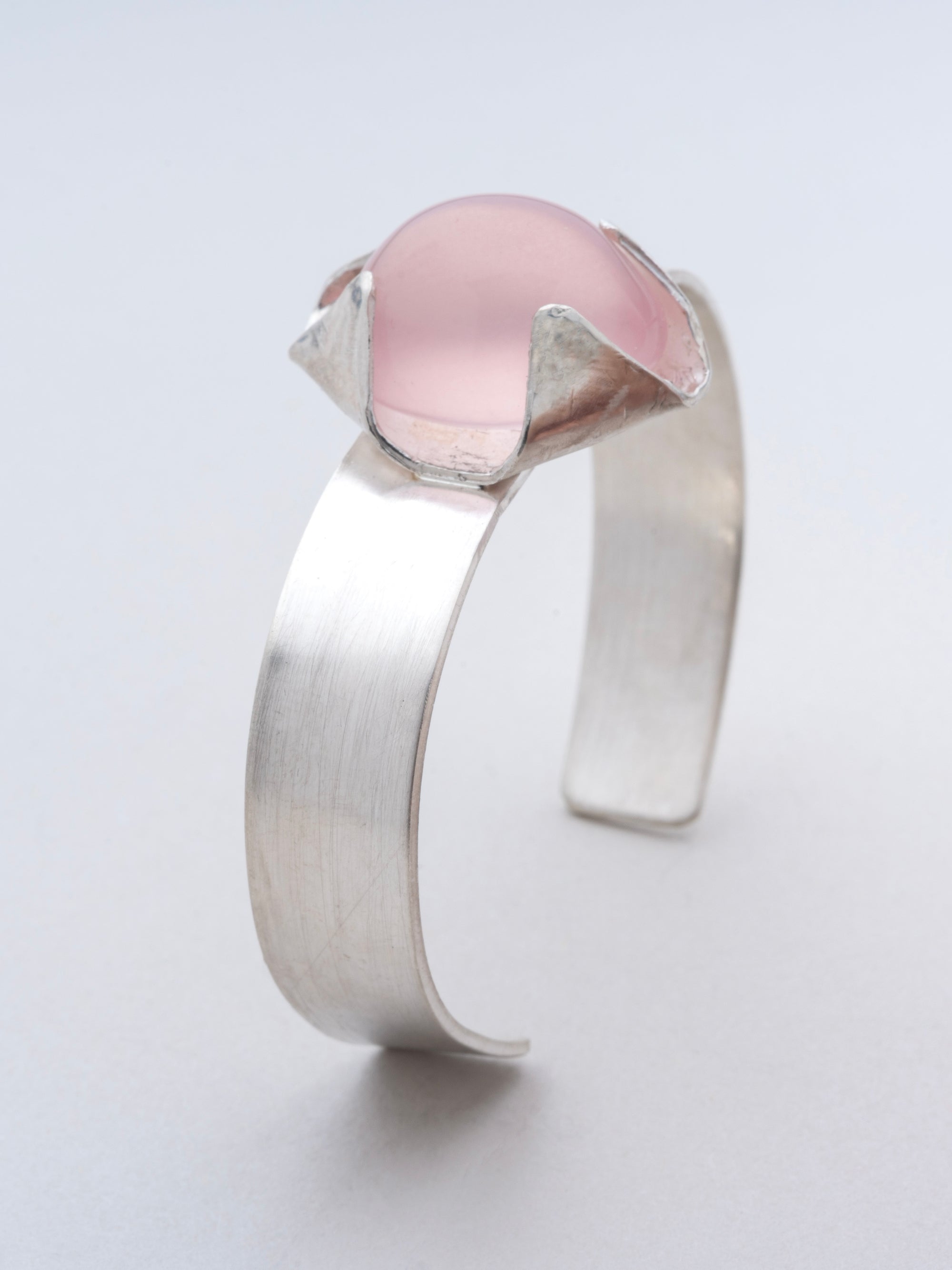 Rose Quartz Cuff Bracelet
