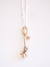 Load image into Gallery viewer, Diamond Bud Twig Wrapping Pendant on Chain
