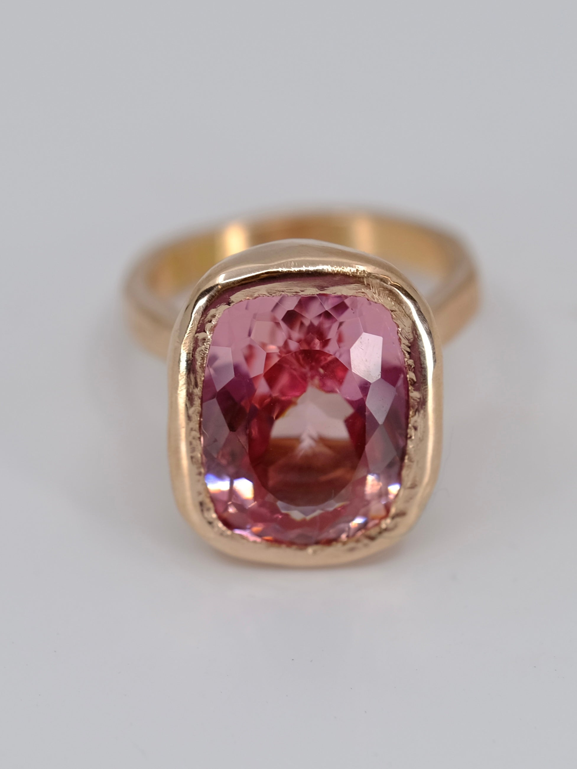 Pink Sapphire Statement Ring