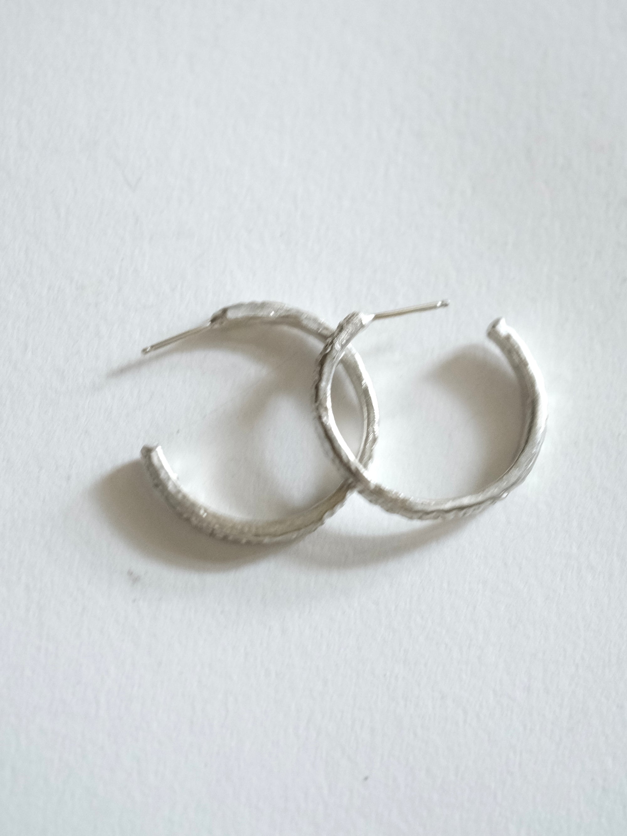 Textured Hoop Earrings