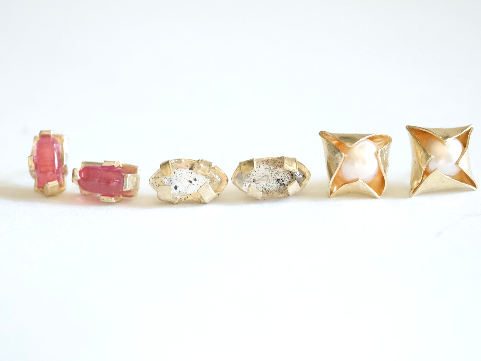 Marquise Quartz Stud Earrings