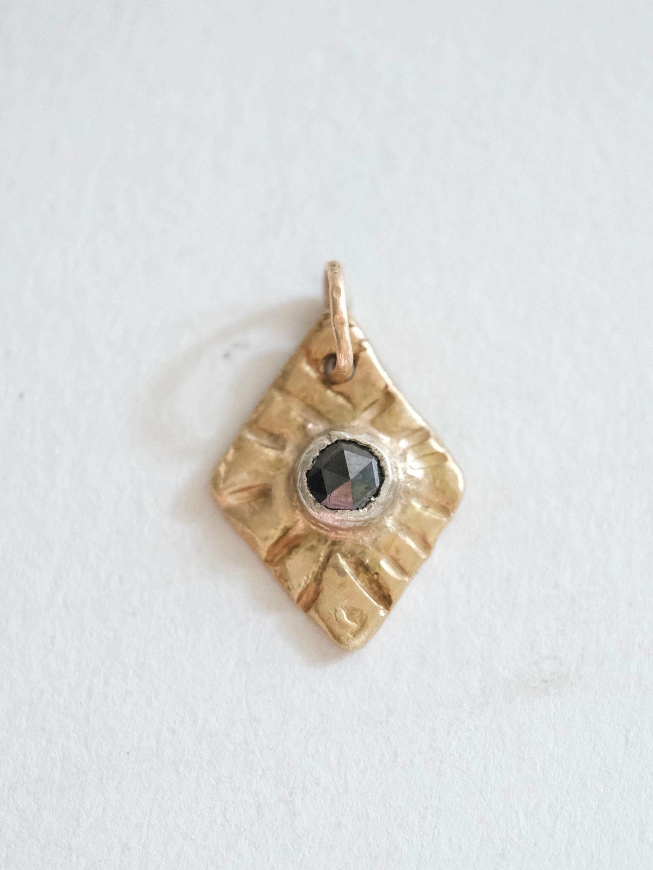 Black Diamond Geometric Pendant