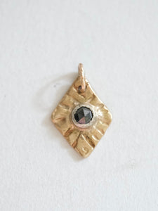 Black Diamond Geometric Pendant