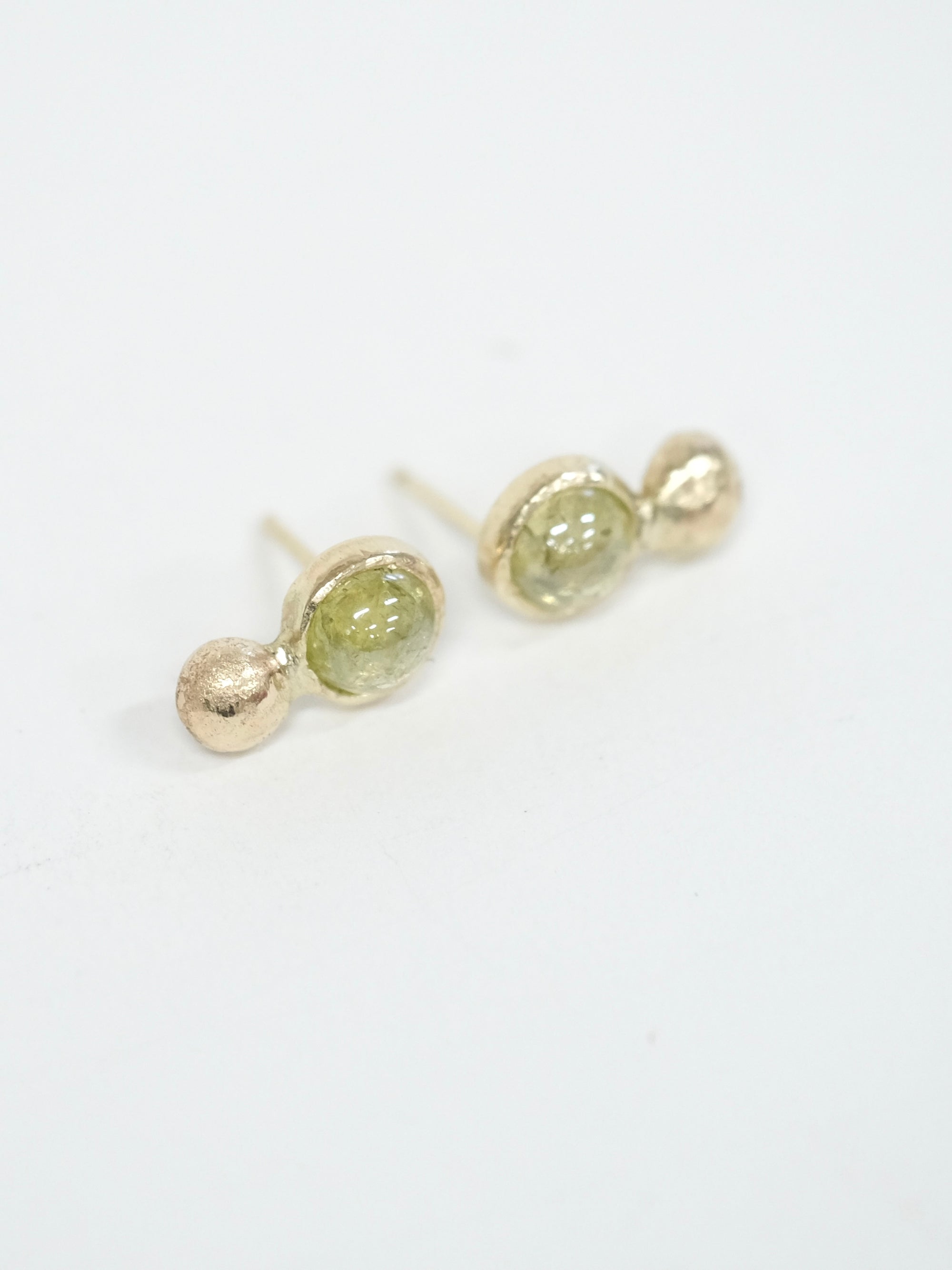 Yellow Diamond Stud Earrings
