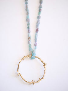 Large Twig Circle Pendant