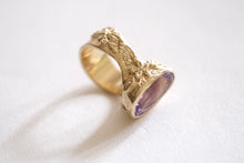 Load image into Gallery viewer, Amethyst Flora Ring
