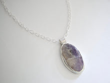 Load image into Gallery viewer, Jasper Pendant Necklace in Silver
