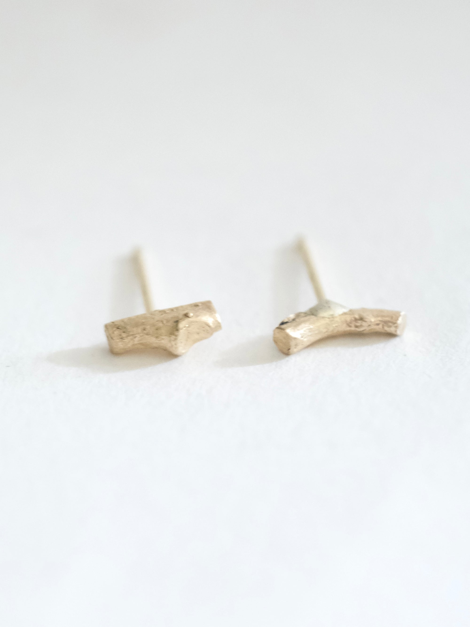 Tiny Twig Stud Earrings
