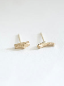 Tiny Twig Stud Earrings