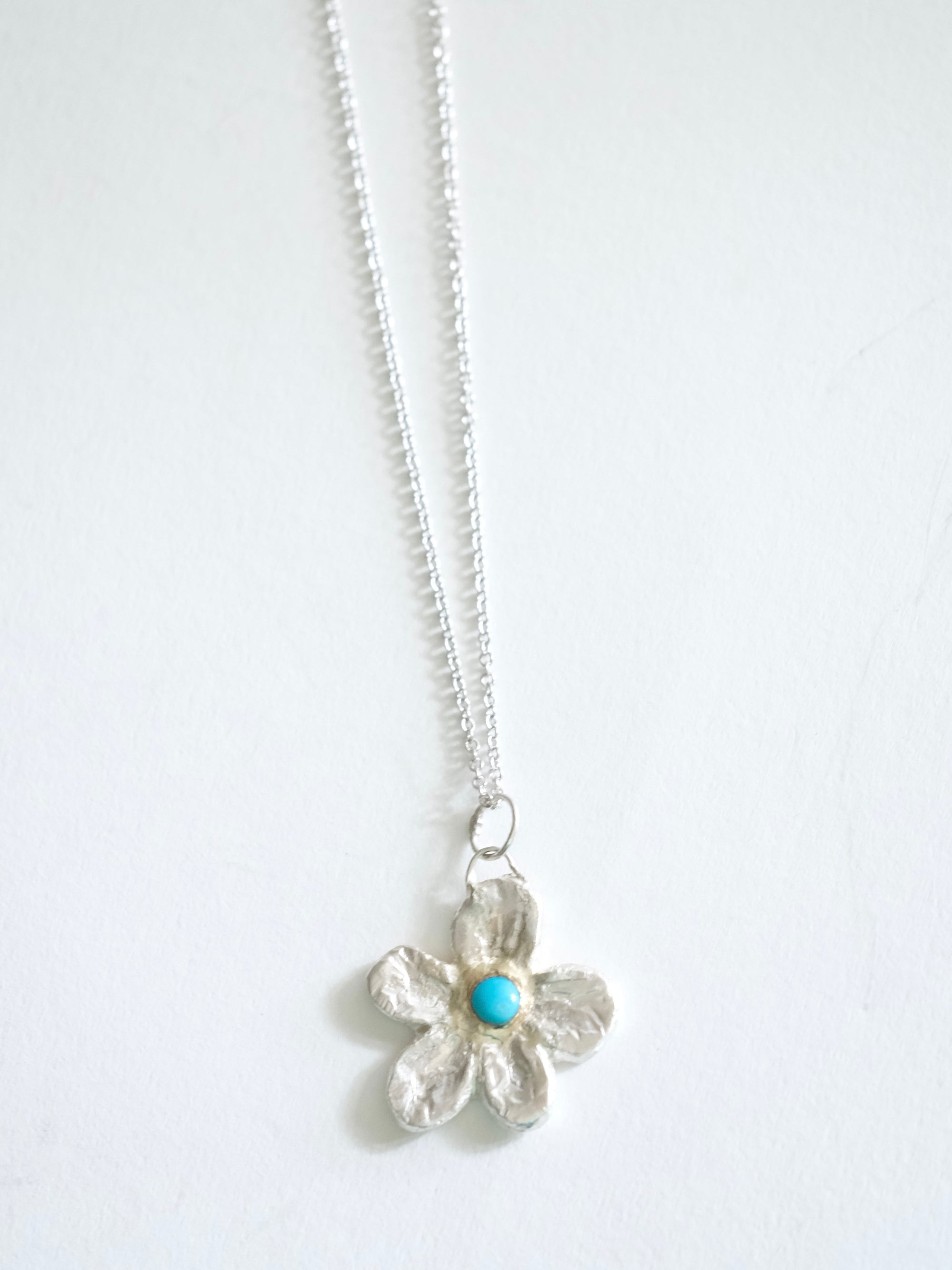 Turquoise Flower Pendant