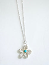 Load image into Gallery viewer, Turquoise Flower Pendant
