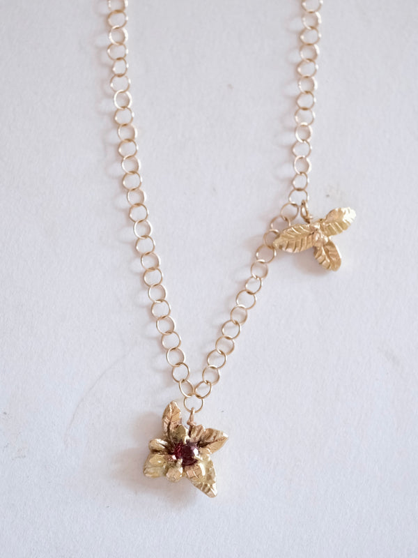 Flower Charm Necklace