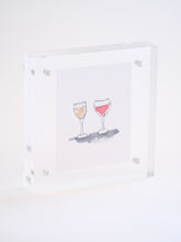 Load image into Gallery viewer, 4x4” Tiny Framed Drink Drawings
