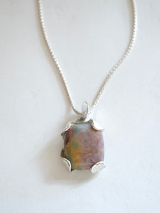 Agate and Silver Pendant