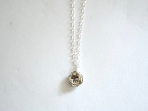 Rose Pendant in Silver