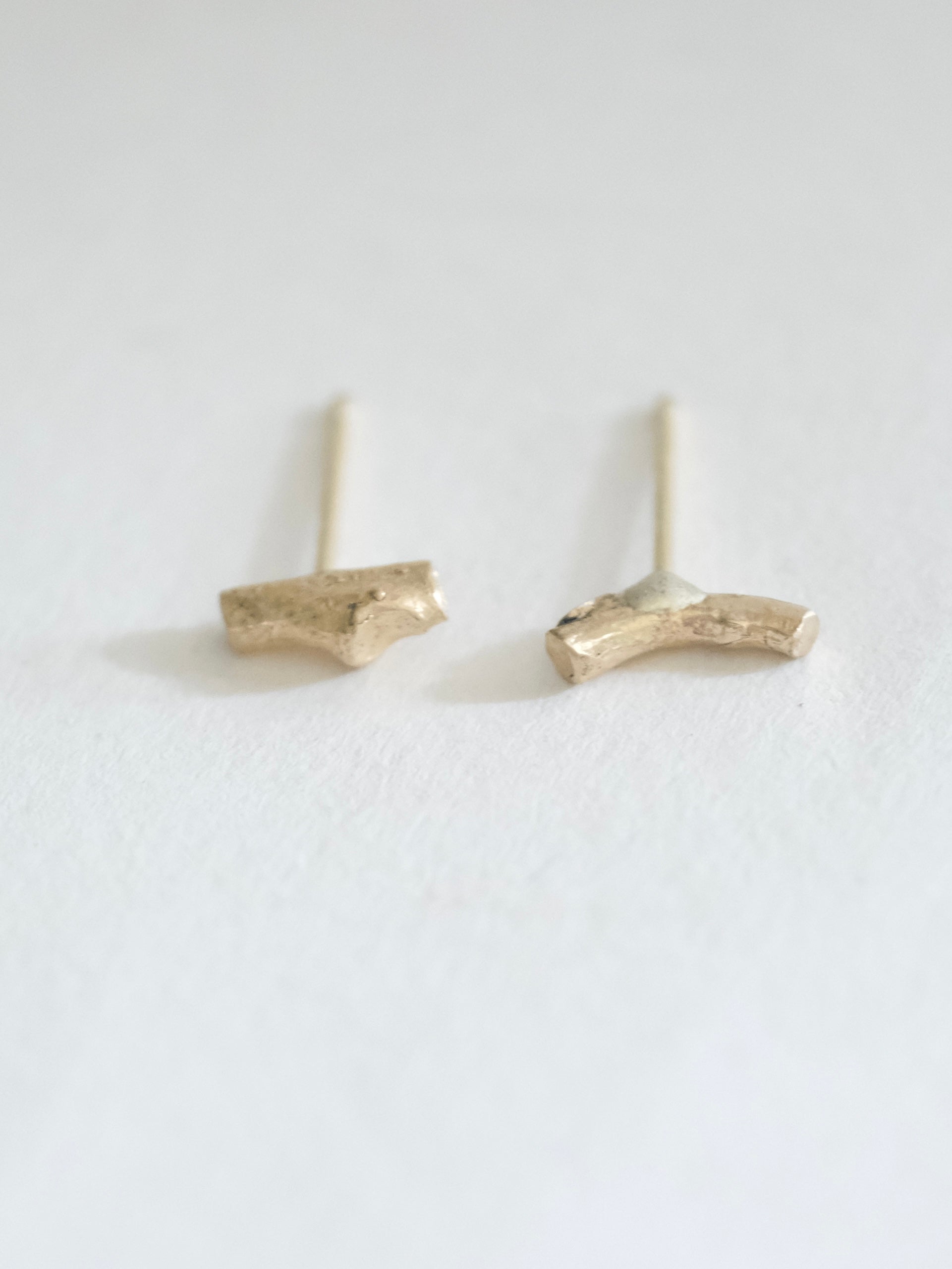 Tiny Twig Stud Earrings
