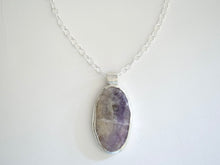 Load image into Gallery viewer, Jasper Pendant Necklace in Silver
