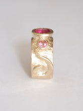 Load image into Gallery viewer, Pink Tourmaline Trio Ring
