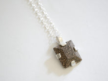 Load image into Gallery viewer, Fossilized Pendant Necklace in Silver
