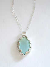 Load image into Gallery viewer, Turquoise and Silver Statement Pendant
