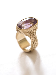 Amethyst Flora Ring