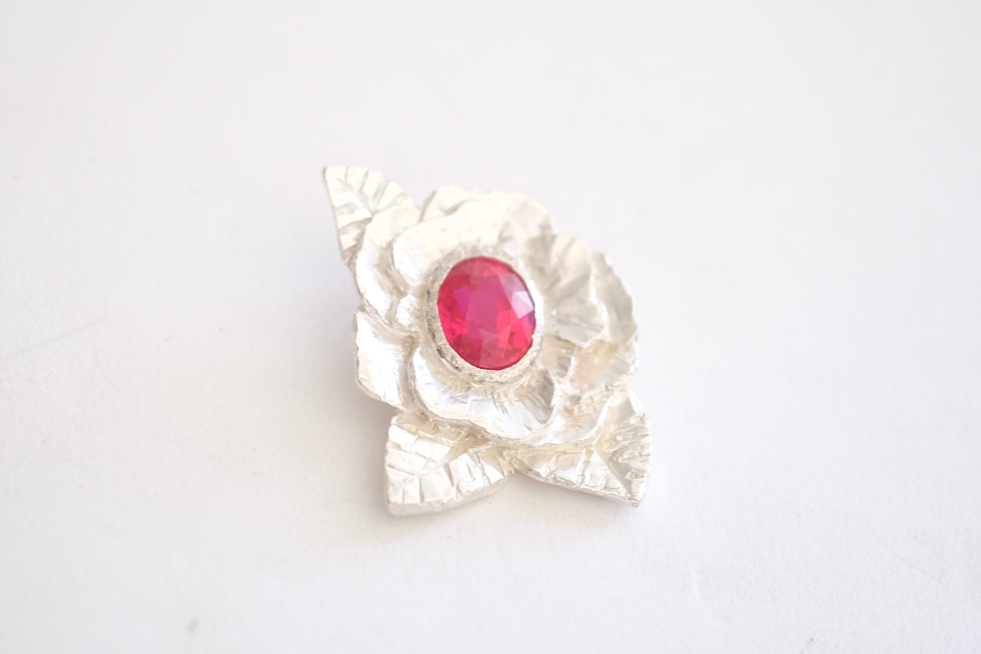 Ruby Flora Pendant