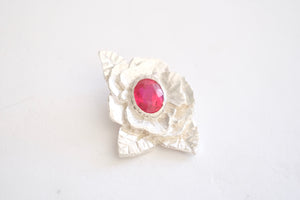 Ruby Flora Pendant